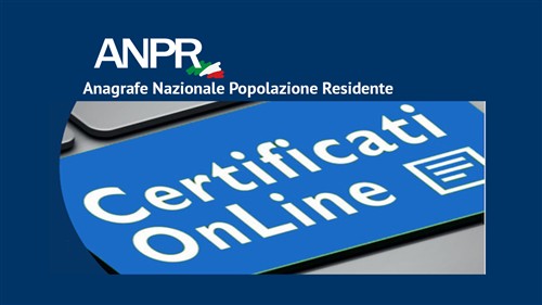 Nuovi servizi online per il rilascio di certificati ed estratti di Stato Civile tramite il portale ANPR